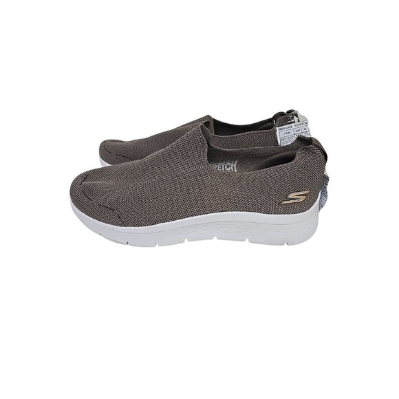 Skechers Go Walk Slip-On Casual Shoes Taupe White 216490 Size 12 EW - Picture 4 of 7